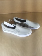 A New Day Millie Light Grey Women's Slip On Deck Shoe Size 6 New With Tags