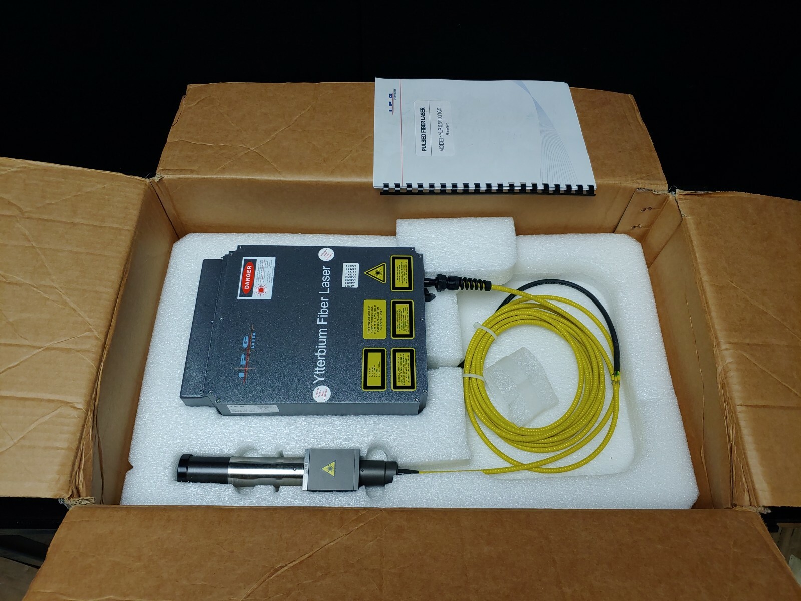 (NEWINBOX)IPGPHOTONICSYLP-0.5/100/10<wbr>/5YTTERBIUMFIBERLASERSYSTEM70W