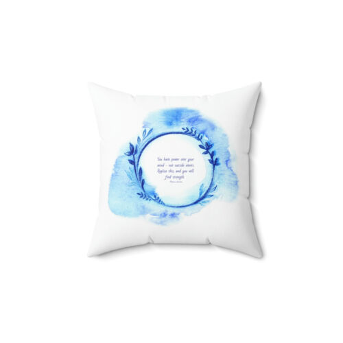 You have power over your mind - not outside events... - Faux Suede Pillow Case - Zdjęcie 1 z 5