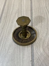 Vintage Brass Piece. 2 1/4 inches Tall 2 1/2 inches Wide