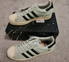Offer! Unique! UK9 Adidas Superstar, Star Wars Baby Yoda, 50th Anniversary