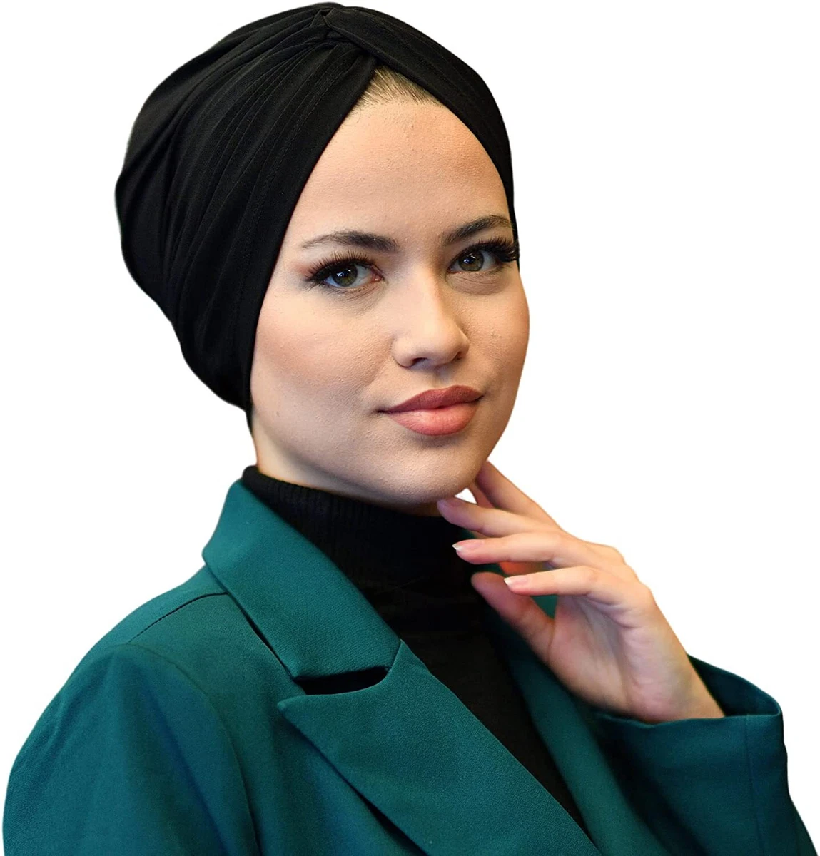 Black Turbans for Women-Hijab Undercap-Hijab Underscarf-Hijab Cap