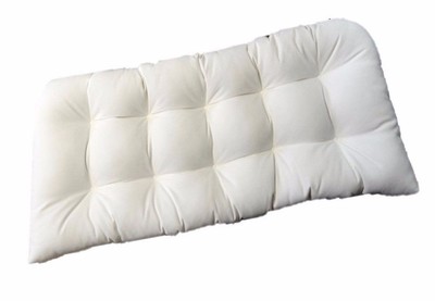 In Outdoor Wicker Loveseat Settee Bench Cushion Sunbrella