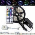Kit 5M 3528 5050 SMD 300 LED RGB Flexible Strip Light + IR44 IR24 Remote + Power