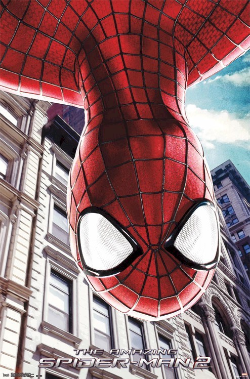 AMAZING SPIDER-MAN 2 MOVIE POSTER ~ UPSIDE DOWN 22x34 Andrew