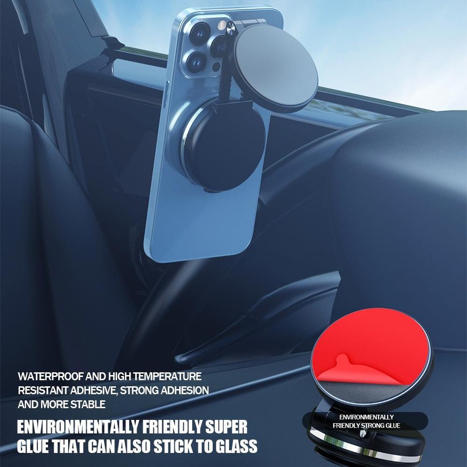 Vacuum Adsorption Car Bracket Mobile Phone Holder with Wireless