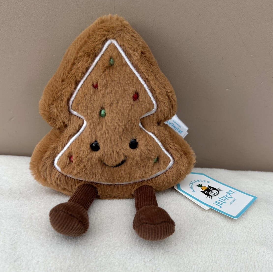 NEW Jellycat Amuseable Gingerbread Tree Cookie Xmas Novelty Soft