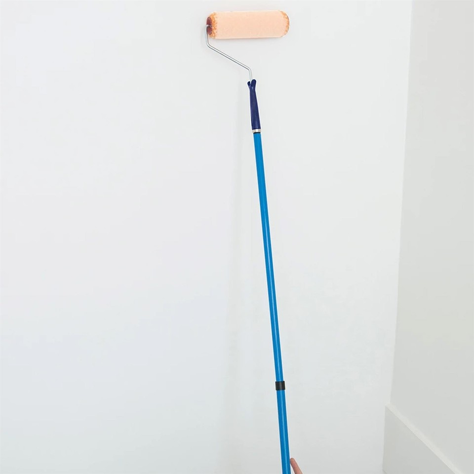 Long Handled Paint Roller Extendable Pole High Reach Ceiling Paint DIY