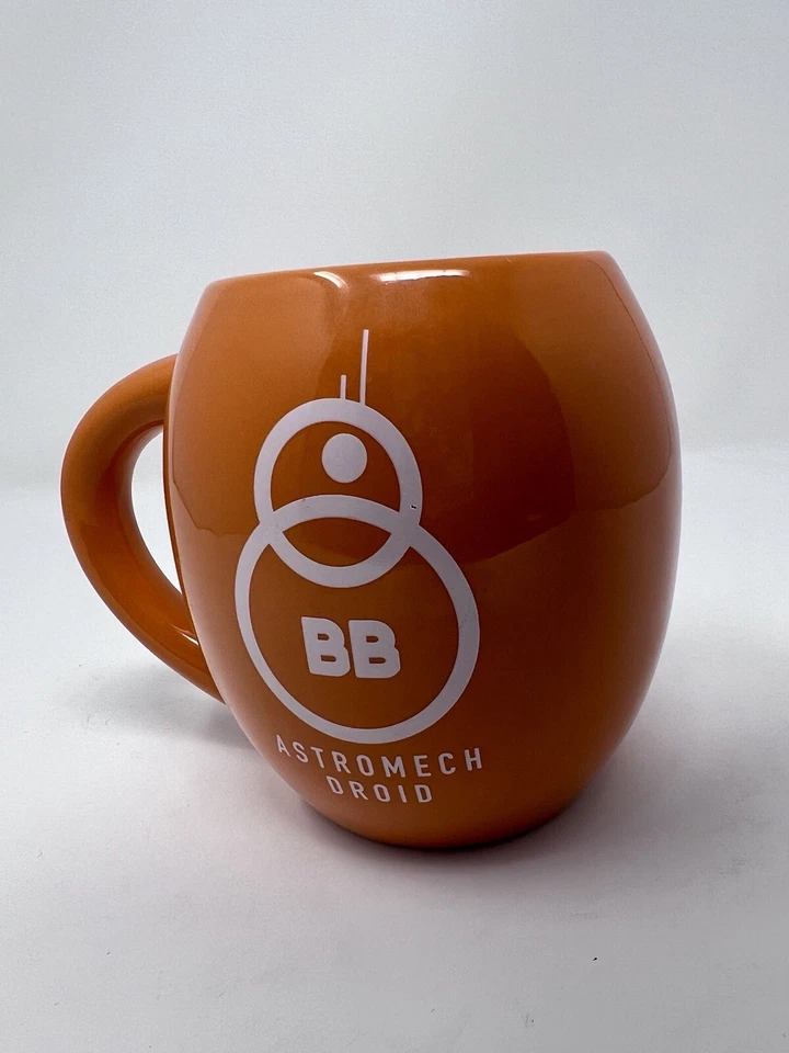 Taza de cerámica ovalada droide astromecánico Star Wars BB-8 naranja Disney | Taza STAR WARS Foto 2 de 4