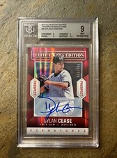 2014 Elite Extra Edition Baseball - BGS 9 DYLAN CEASE, 430/799 ROOKIE PROSP AUTO