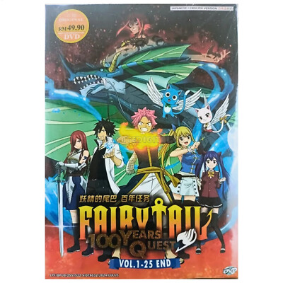 ANIME DVD ~ ENGLISCH SYNCHRONISIERT ~ Fairy Tail: 100 Years Quest (Vol.1-25 E...
