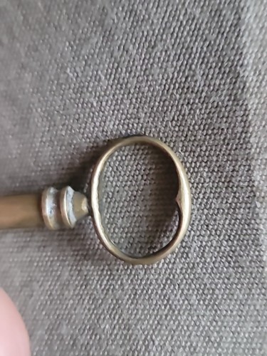Old Miniature Brass Skeleton Key◇ Old Metal Key! - 第 5/7 張圖片