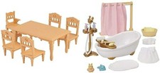Sylvanian Families Calico Critters Furniture dining table set KA-421 96306