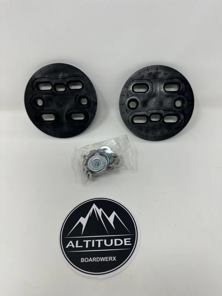 MEN'S ALTITUDE "RIDER" 4X4 BURTON SNOWBOARD BINDINGS (Black) L/XL 9-13 - Image 2 of 4
