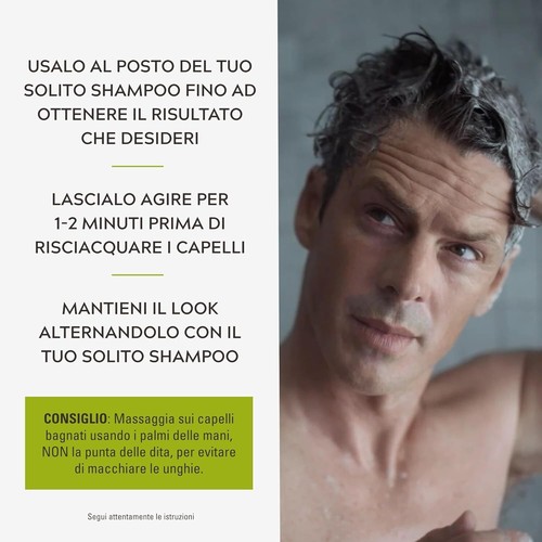 Control GX Shampoo Colorante Uomo Riduce Gradulmente Il Grigio Colore E Tinta - Foto 4 di 6