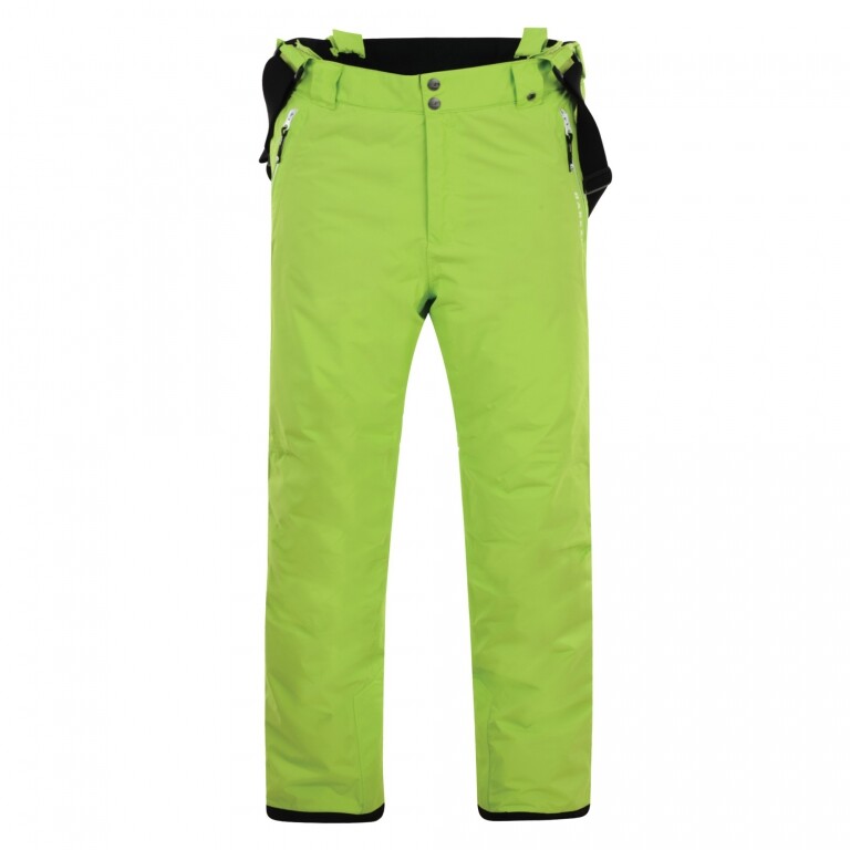mens green ski salopettes
