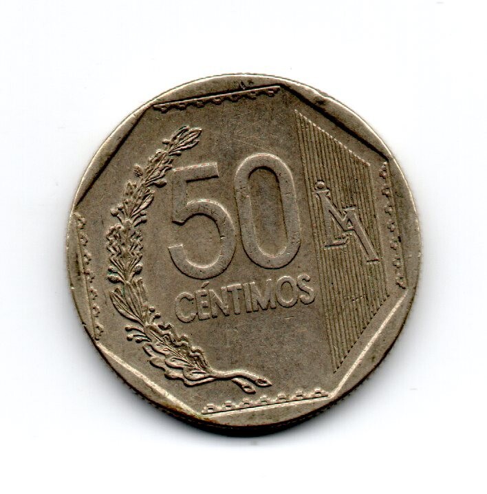 Perú 2019, Coat of arms/Inca motif, modern coin, 0.50 nuevo sol 1