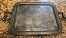 Antique Middletown Plate Co. 1745  #19 Serving Tray Platter Rare! Stamped