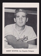 1958-65 JAY PUBLISHING Sandy Koufax DODGERS 5x7 PICTURE PACK PHOTO VG-EX+ A