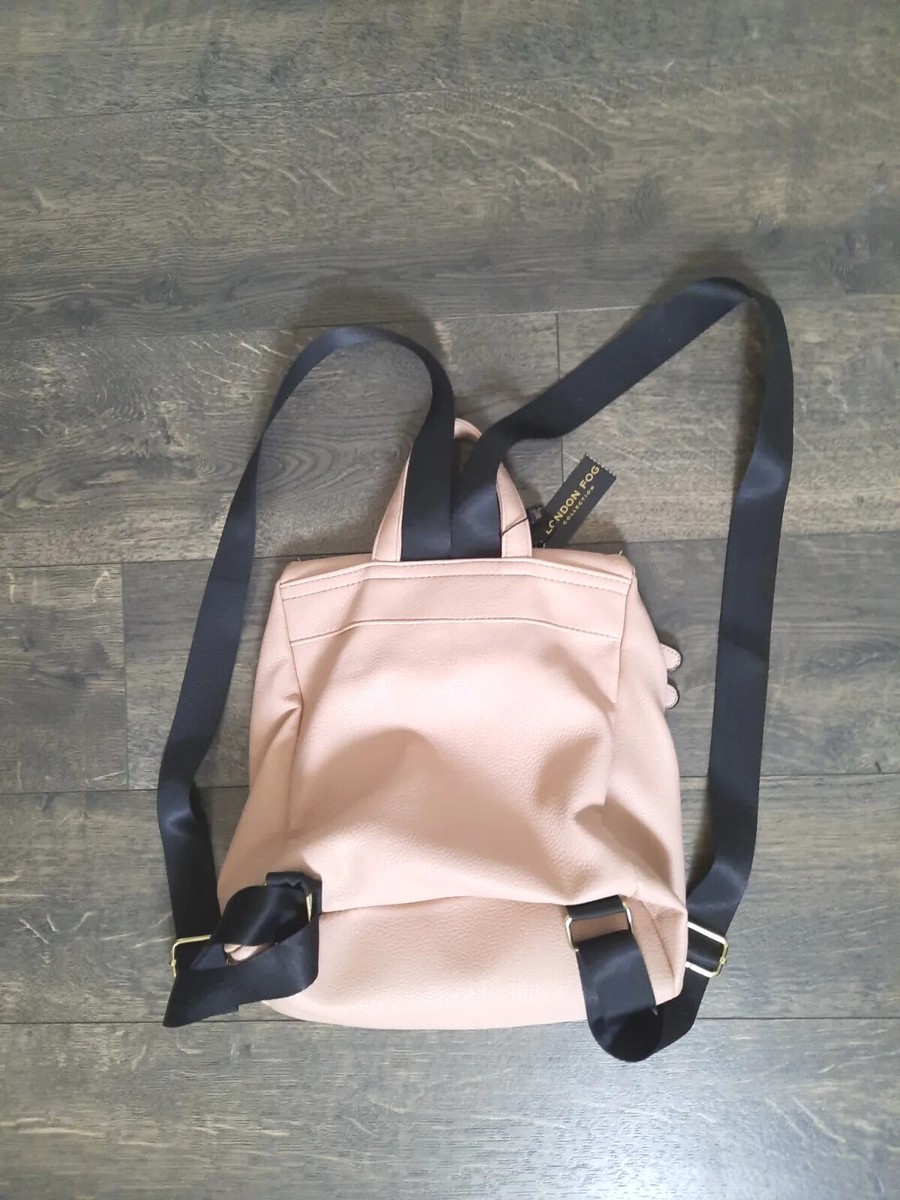 London Fog Eliana Backpack -  Pink NWT London Fog Collection Pebbled Vinyl Pale Pink Backpack  main image 2