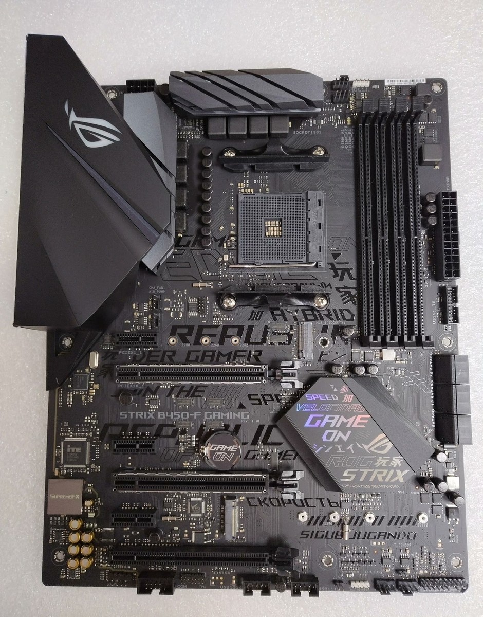 FOR ASUS ROG STRIX B450-F GAMING AMD AM4 DDR4*4 128GB ATX