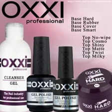 OXXI Professional BASE - TOP Rubber, Cover, Hard, No-Wipe, Matte, Cosmo, Shiny.