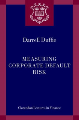 Measuring Corporate Default Risk (Clarendon Lectures in - Paperback / softback N