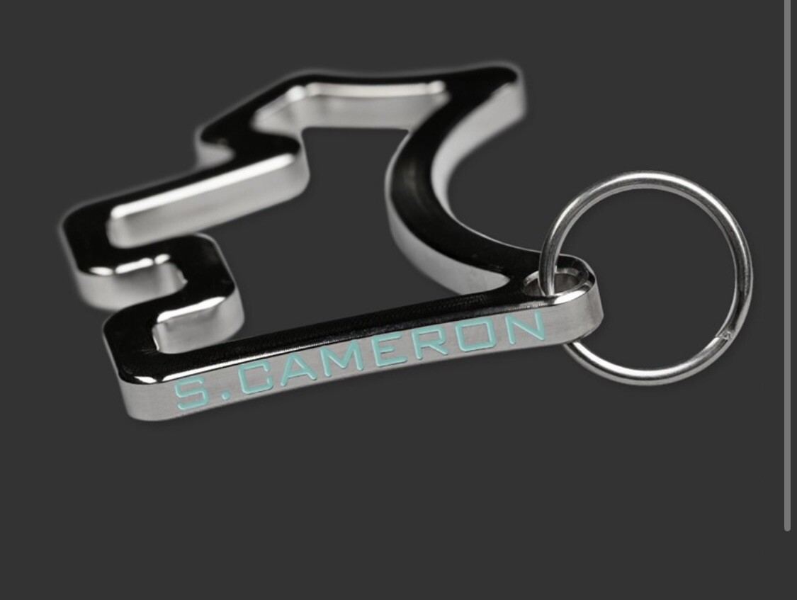 Scotty Cameron Key Chain - Cookie Cutter Scotty Dog - Scotty Blue