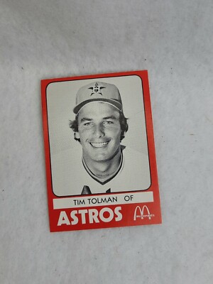 1980 TCMA Minor League Columbus Astros #3 Tim Tolman M2 | eBay