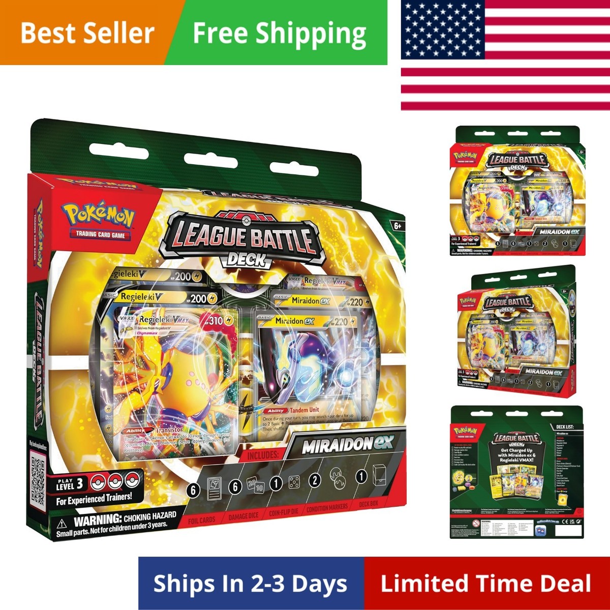 pokmon trading card game miraidon ex league battle deck Pokmon TCG: Miraidon ex League Battle Deck