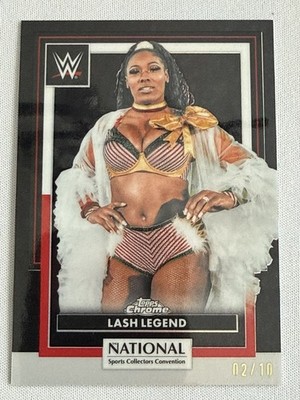 2026 Topps WWE LASH LEGEND The National NSCC Exclusive Black Refractor /10