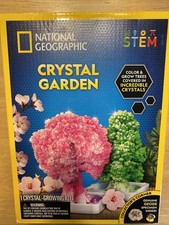 National Geographic Crystal Garden STEM Growing Kit Genuine Geode Learning Set