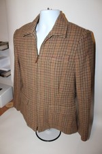 Ralph Lauren Jacket Full Zip Wool Blazer Tweed Equestrian Horse Woman's Size 10
