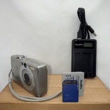 Canon PowerShot SD600 6MP Digital Metal Camera Working + Charger Battery 4GB SD
