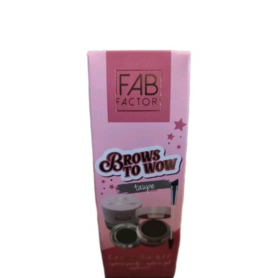 FAB FACTORY BROW TO WOW EYEBROW KIT TAUPE