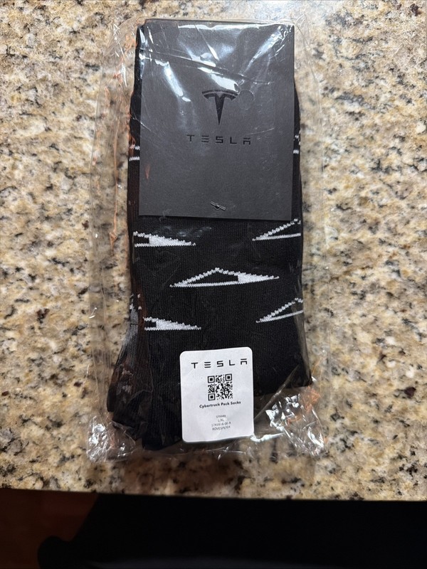 Tesla Cybertruck Icon Sock set L/XL New OEM SOLD OUT!