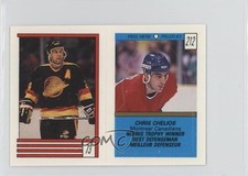 1989-90 O-Pee-Chee Album Stickers Larry Melnyk Chris Chelios #73-212 HOF 4k8