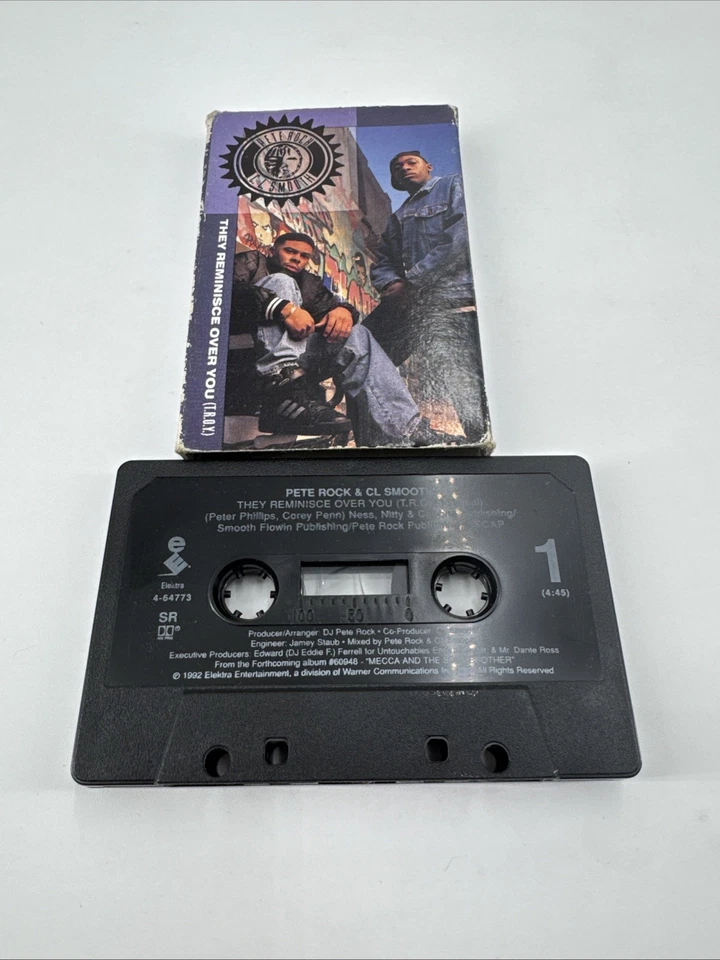 Pete Rock & CL Smooth - They Reminisce Over You T.R.O.Y (1992) RAP Cassette Tape - Image 4 of 4
