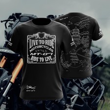 Motorcycle T-shirt / Gift Idea for Yamaha MT-07 Biker graphic tee Rider style
