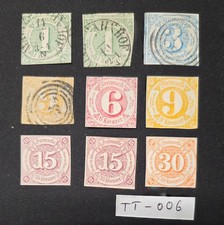 Altdeutschland / Thurn und Taxis 1859/1860 Nr. 20 - 25 (TT-006)