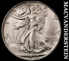 1946 Walking Liberty Half Dollar- Silver- Choice Gem Brilliant Unc+++ #J9347