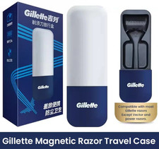 Estuche de viaje Gillette magnético para Gillette Fusion Series Mach 3 Vector 3