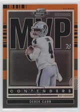 2021 Panini Contenders Optic MVP Orange Prizm 11/50 Derek Carr #MVP-DCA s7f