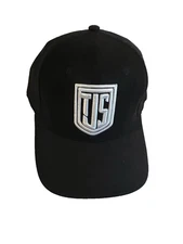 NEW TJS Embroidered Logo Swag Cotton Baseball Cap Hat - Black