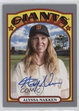 2022 Topps Archives 1972 Fan Favorites Silver 31/99 Alyssa Nakken Auto 1bj7