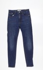 Stradivarius Womens Blue Regular Waist Stretch Skinny Jeans Size 12