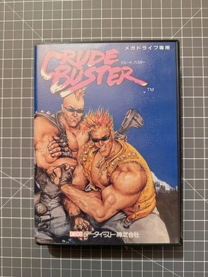 Crude Buster / Two Crude Dudes / Sega / Mega Drive / Genesis / NTSC-J / CIB