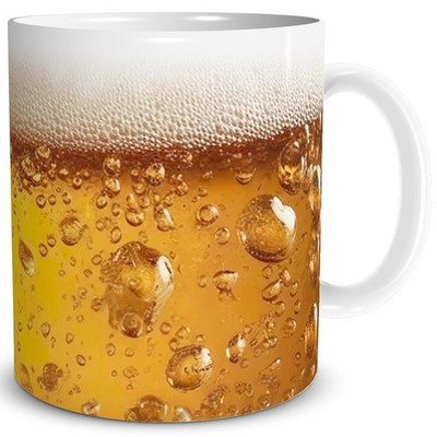 Lustige Bier Tasse in Bierglas-Optik Geschenk für Biertrinker Männer Vatertag