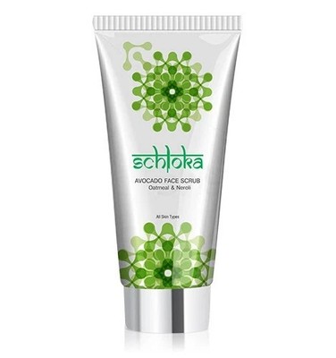 Schloka Avocado Gesichtspeeling - Exfoilates Sanft - Verstopfte Poren - Füllt...