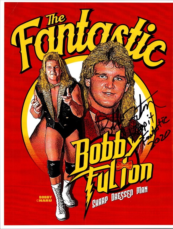 2020 Bobby Fulton The Fantastic Haru In person autograph NWA 